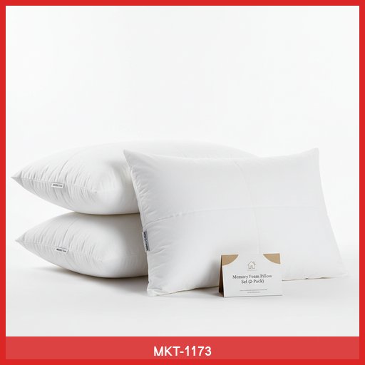 Memory Foam Pillow Set (2-Pack)