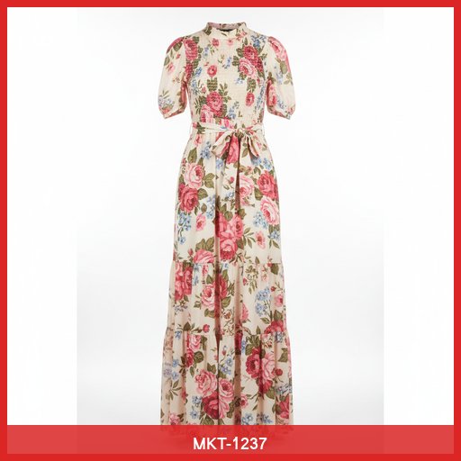 Women's Floral Print Maxi Dress